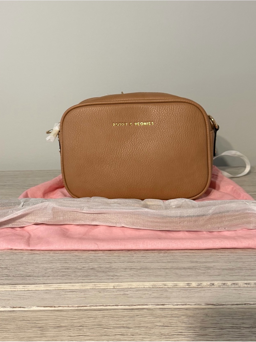 Poppy & Peonies Mocha Mousse 24/7 Crossbody